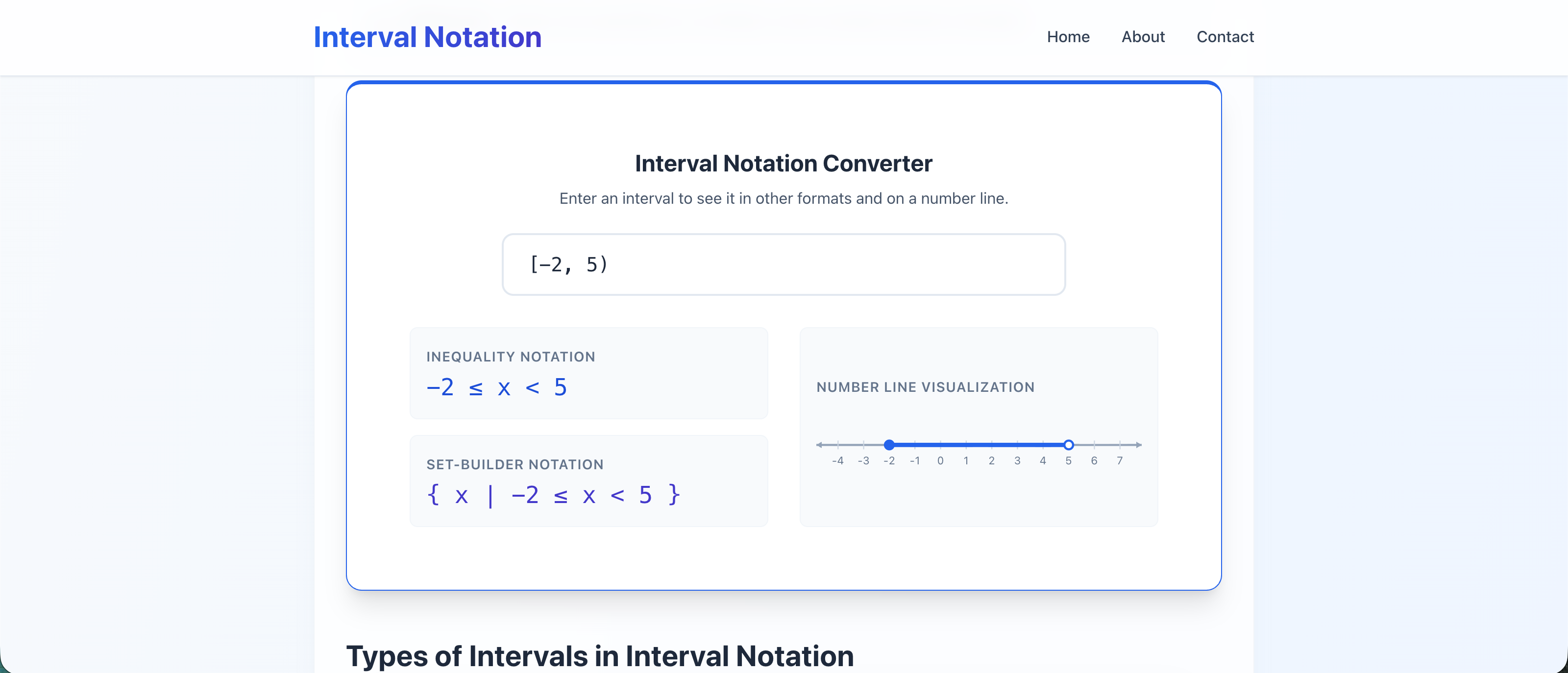 Interval Notation logo